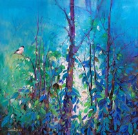 Zohaib Rind, 30 x 30 Inch, Acrylic on Canvas, Calligraphy Painting, AC-ZR-355